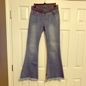 Turquoise Haven Flare Jeans 🌼